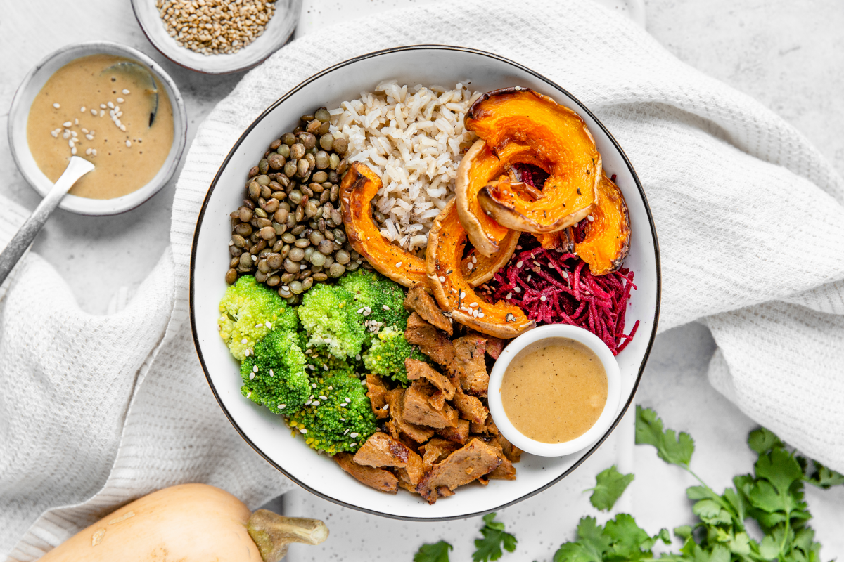 Protein-Bowl – Veganes Rezept – Wheaty